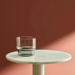 Aaron Probyn RYE Old Fashioned Glass / Short Tumbler, Set of Two - Smoke Grey