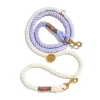 Adjustable Cotton Rope Leash, Wisteria