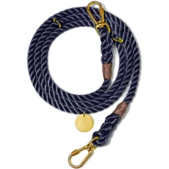 Adjustable Rope Leash, Navy