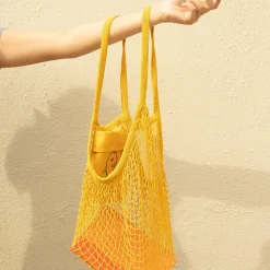 Ami Net Market Tote, Dijon