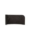 Anzen Felt & Leather Eyeglass Case, Charcoal