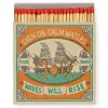 Archivist Gallery Matchbox, Even on Calm Waters