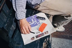 Batten Card Wallet, Orange