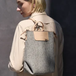 Bedford Merino Wool Midi Backpack, Granite