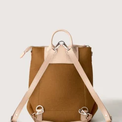 Bedford Merino Wool Midi Backpack in Honey