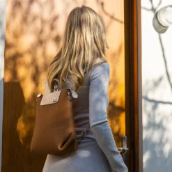 Bedford Merino Wool Midi Backpack in Honey