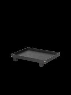 Bon Small Wooden Tray, Black