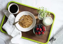 Chroma Walnut Tray, White