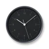 City Pop Wall Clock, Black