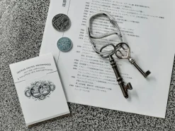 Coachwhip Carabiner Key Ring, Stainless Steel