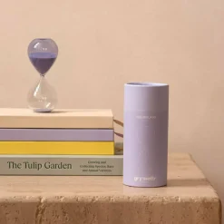 Desktop Mini Hourglass Timer - 5 minutes, Violet