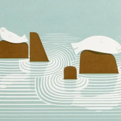 Doug Ross Fine Art - Zen Seals Two