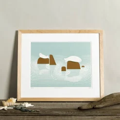 Doug Ross Fine Art - Zen Seals Two