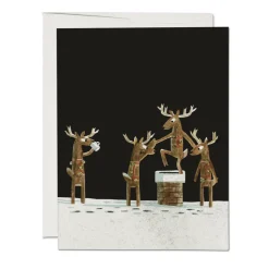 Down the Chimney Holiday Greeting Card