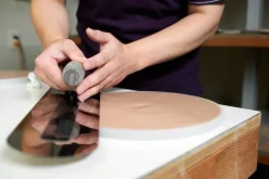 Earth Clock, Pale Pink