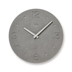 Earth PLA Clock, Grey