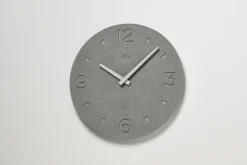 Earth PLA Clock, Grey