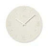 Earth PLA Clock, White