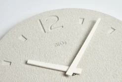 Earth PLA Clock, White