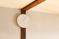 Earth PLA Clock, White