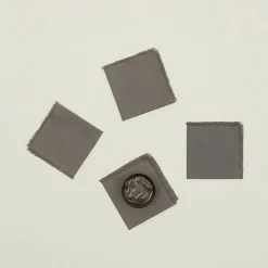 Essential Cocktail Napkins Set of 4, Dark Grey