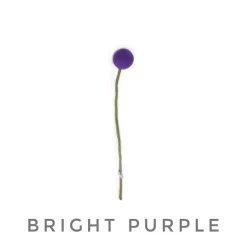 Felt Ball Flower, Large