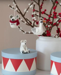 Felt Branch, Red Berries