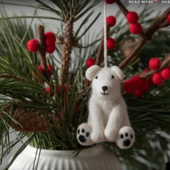 Felt Branch, Red Berries