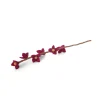 Felt Flowers on Stalk, Cerise