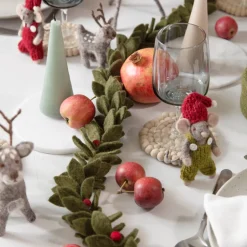 Felt Garland with Berries