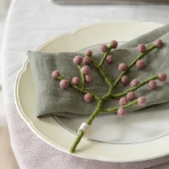 Felt Mini Branch, Rouge Berries