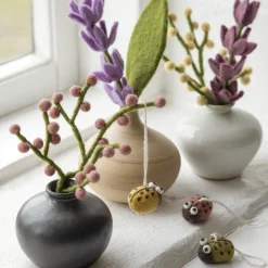 Felt Mini Branch, Rouge Berries