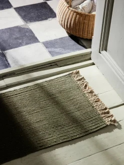 Ferm Living Block Mat, Olive