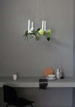 Ferm Living Brass Circle Candleholder, Large