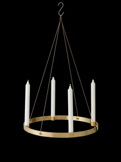 Ferm Living Brass Circle Candleholder, Large