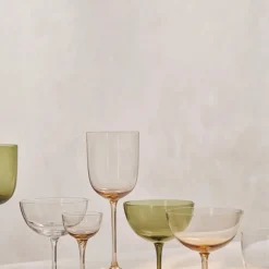 Ferm Living Host Cocktail Glasses, Blush - Set of 2