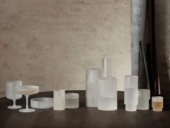 Ferm Living Ripple Low Glasses, Set of 4 - Frost