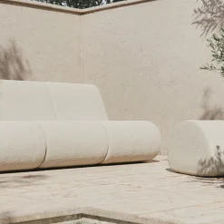 Ferm Living Rouli Boucle Lounge Chair, Off-White