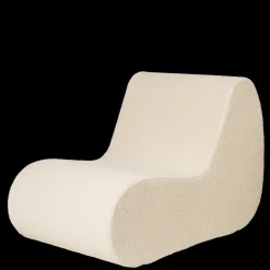 Ferm Living Rouli Boucle Lounge Chair, Off-White