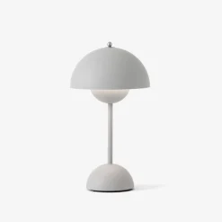 Flowerpot Portable Table Lamp VP9, Matte Grey