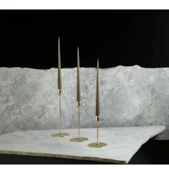 Flute Brass Candlesticks
