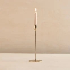 Flute Brass Candlesticks