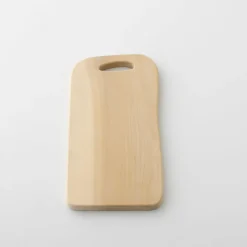 Gingko Wood Cutting Board, Large Organic Rectangle