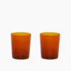 Glas Tumbler Set Large, Burnt Orange