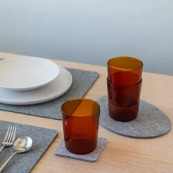 Glas Tumbler Set Large, Burnt Orange