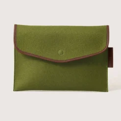 Graf Lantz Merino Wool Envelope 16" Tech Sleeve, Moss