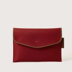 Graf Lantz Merino Wool Envelope 16" Tech Sleeve, Rosewood