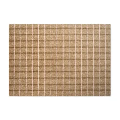 Grid Floor Mat, Chocolate Strawberry