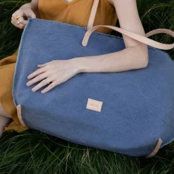 Hana Canvas Boat Bag, Horizon