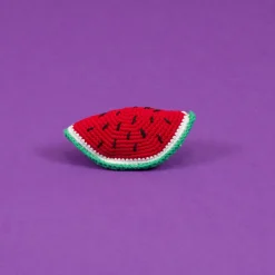 Hand-crocheted Watermelon Slice